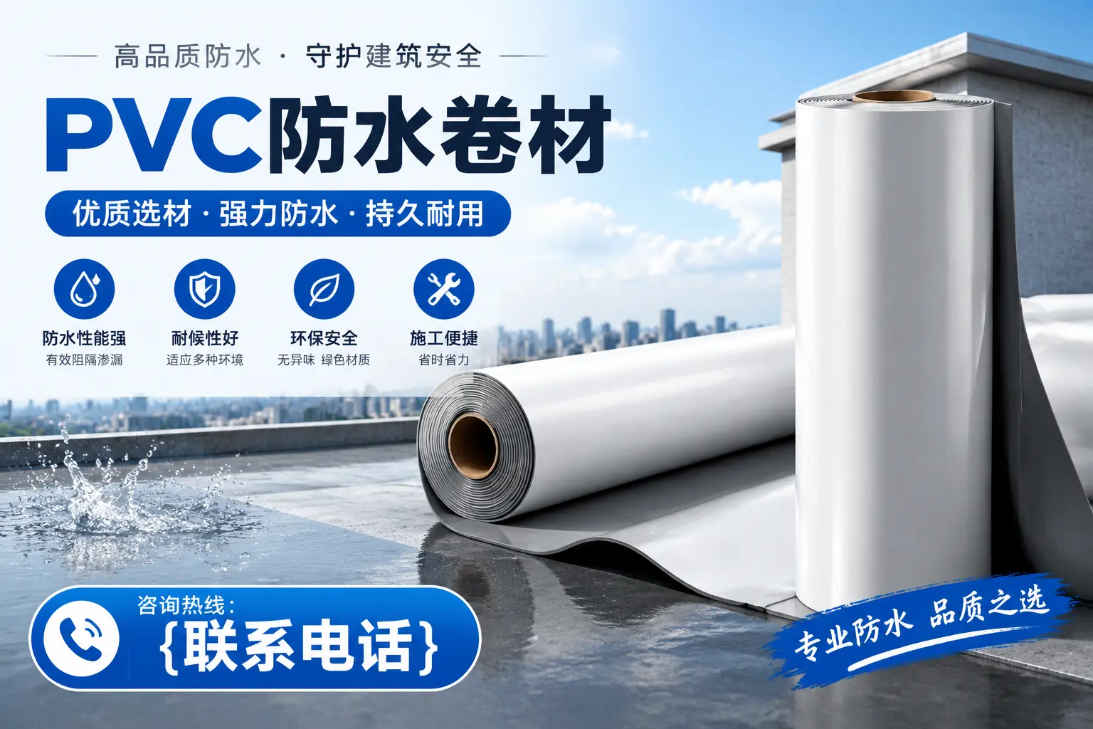 PVC防水卷材的选购技巧与注意事项，助您在孝感找到合适产品