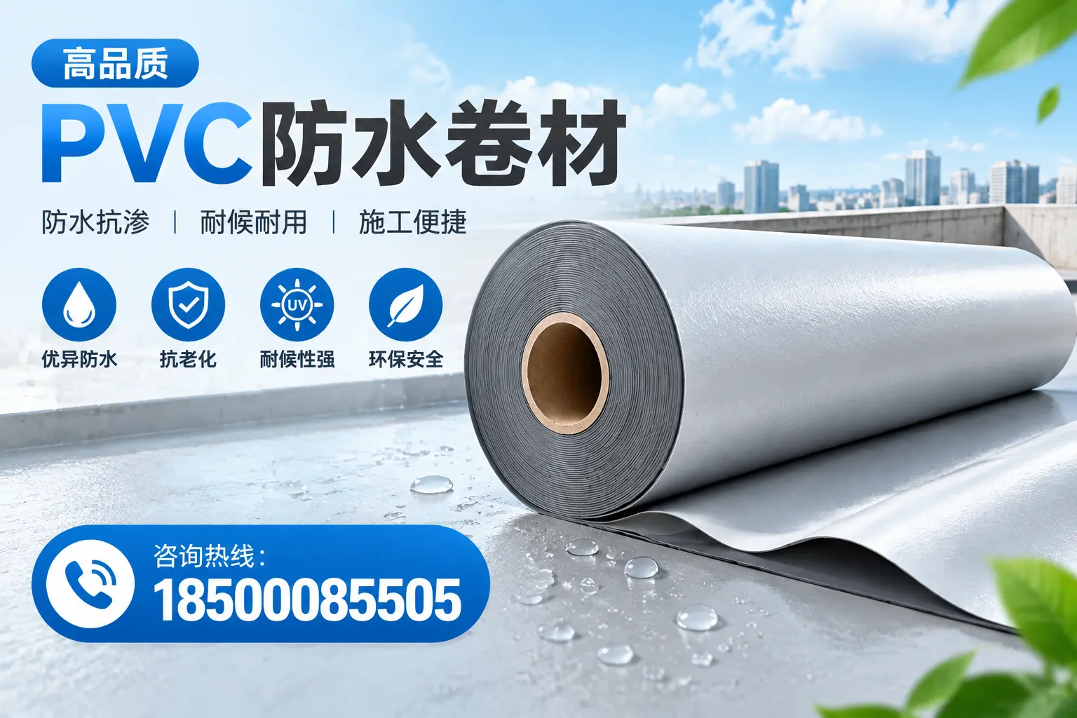 什么是pvc防水卷材?孝感消费者需了解的基础知识
