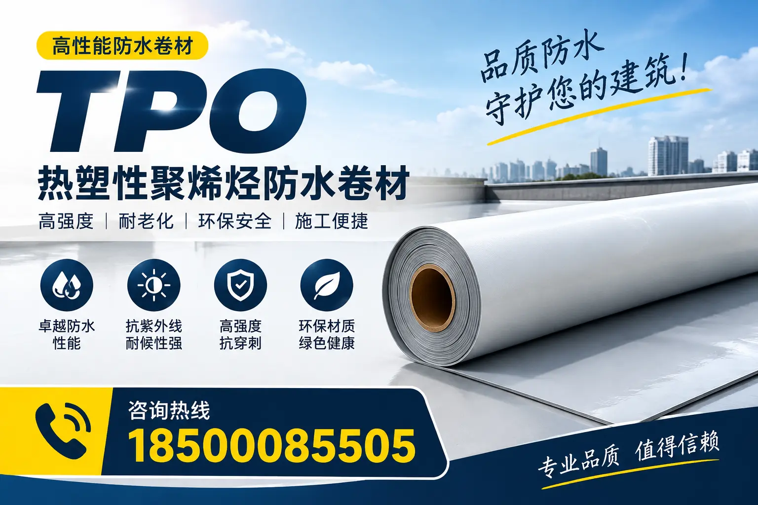 了解TPO材料的耐久性,适合孝感的建筑使用
